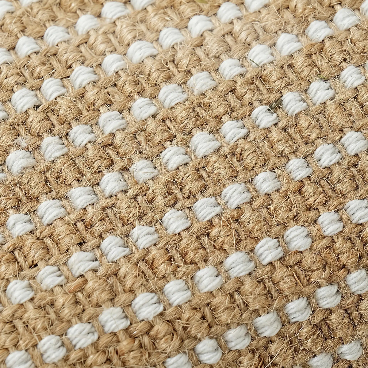 Catnip pillow toy from a second angle showing the jute surface