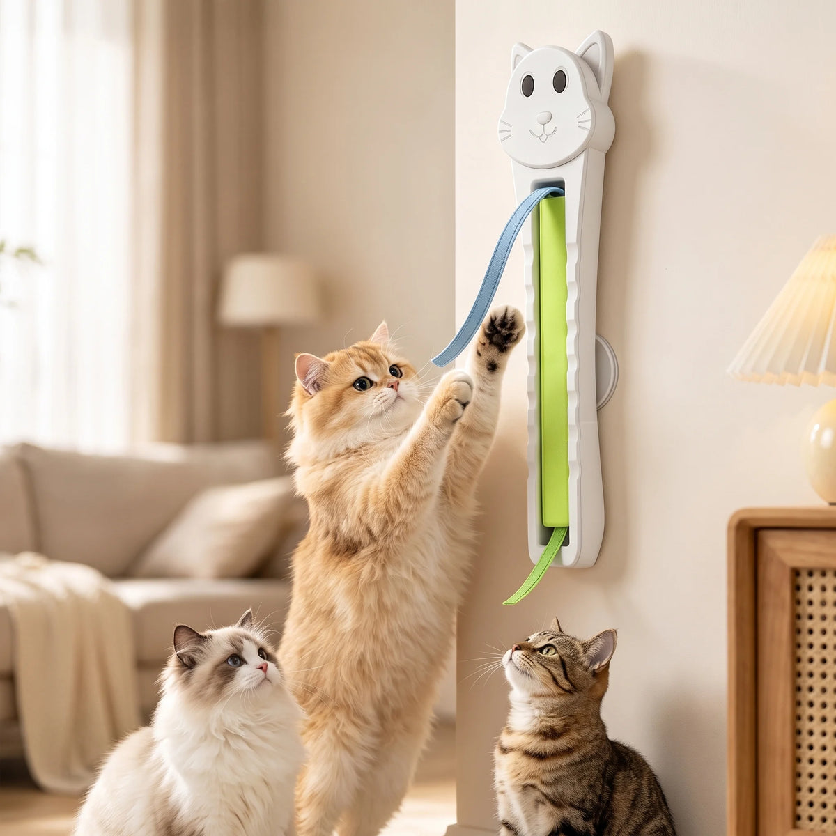 Automatic Rope-Swinging Cat Toy