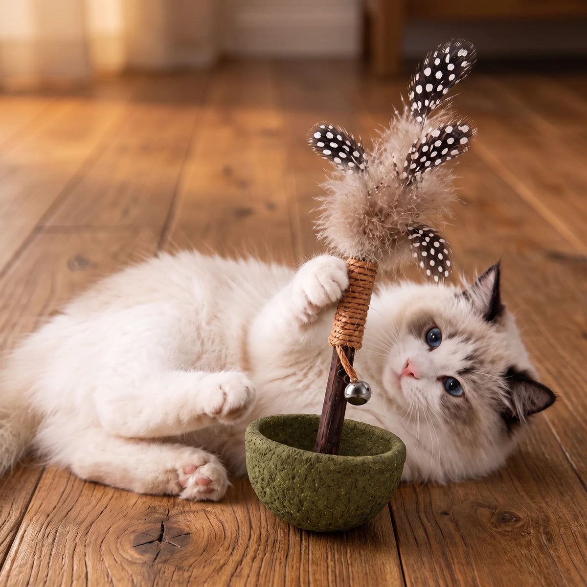 Catnip and Silvervine Wobbler Toy