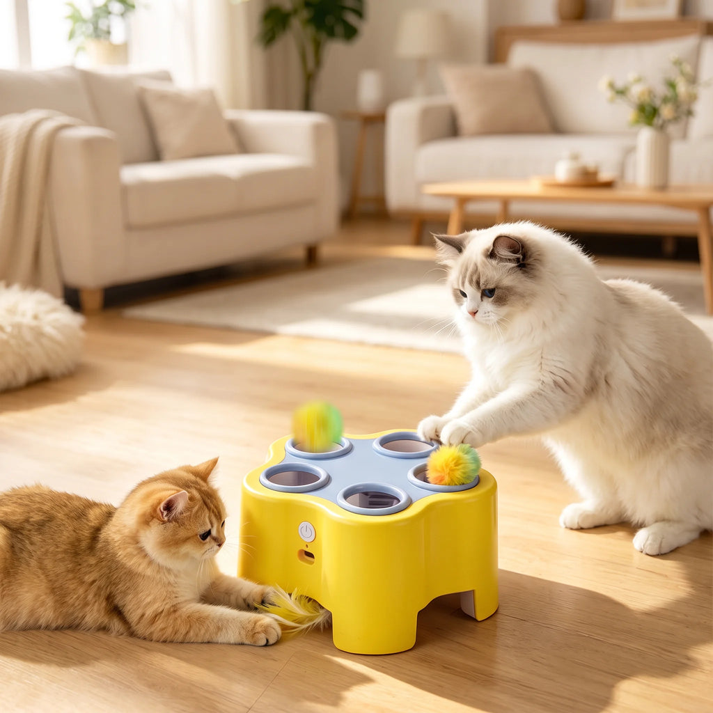 Whack-a-Mole Cat Toy