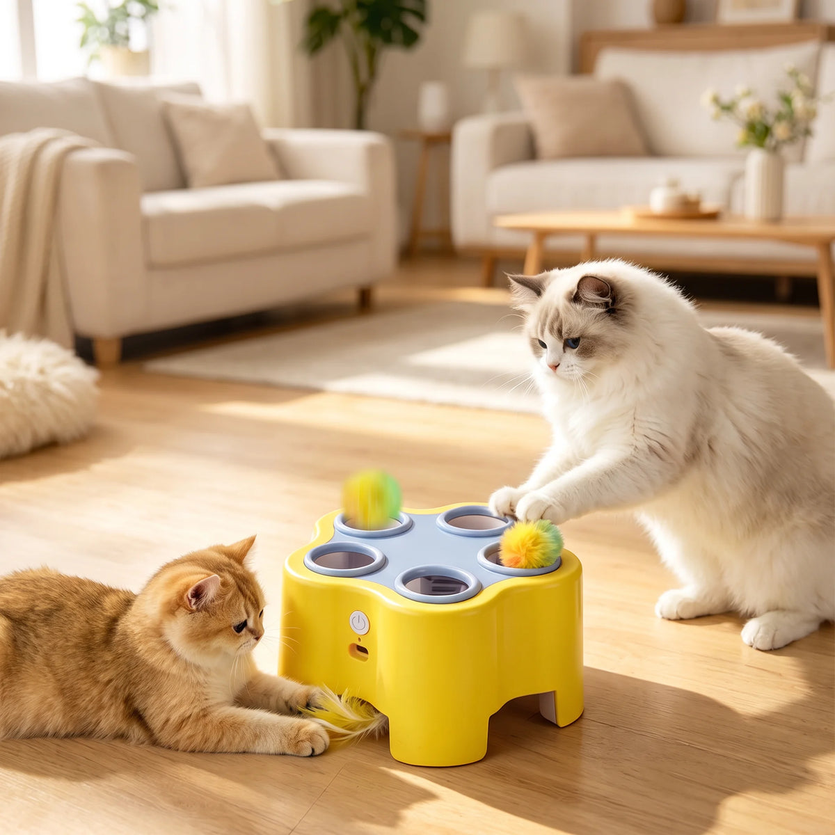 Whack-a-Mole Cat Toy