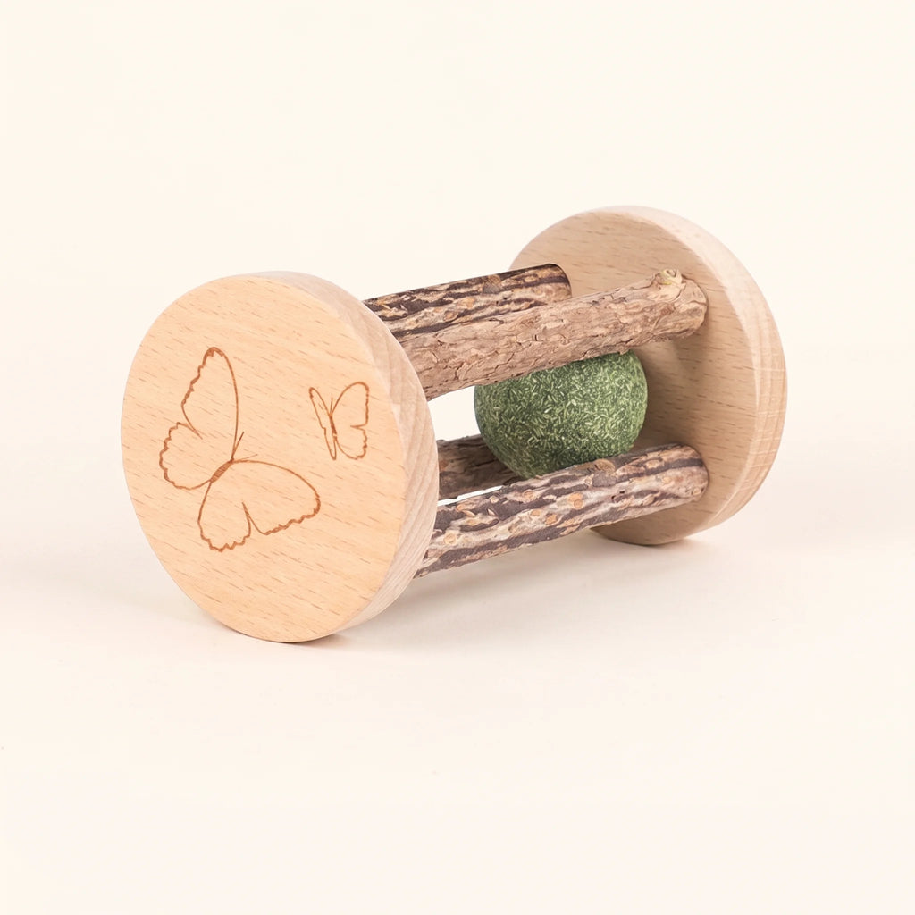 Catnip and Silvervine Roller Toy