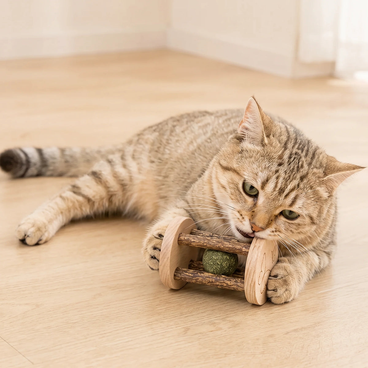 Catnip and Silvervine Roller Toy