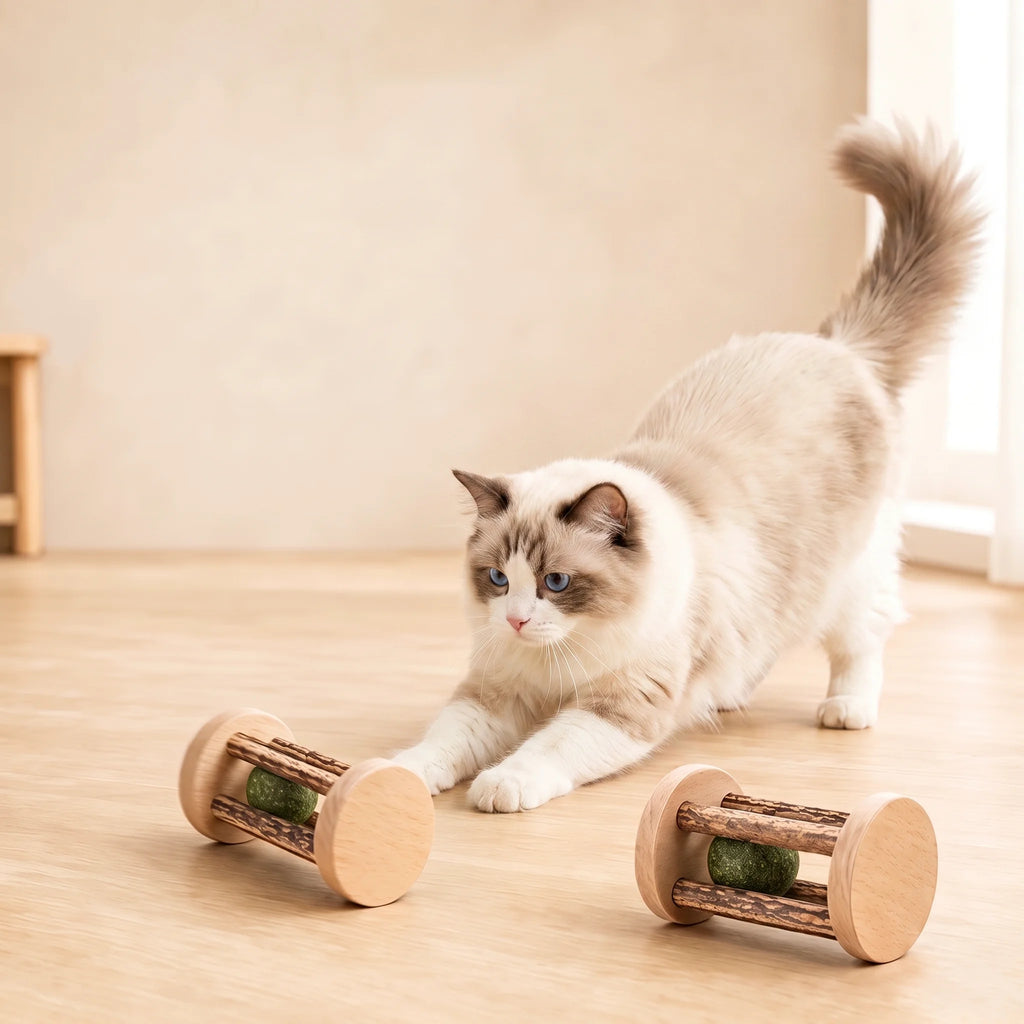 Catnip and Silvervine Roller Toy